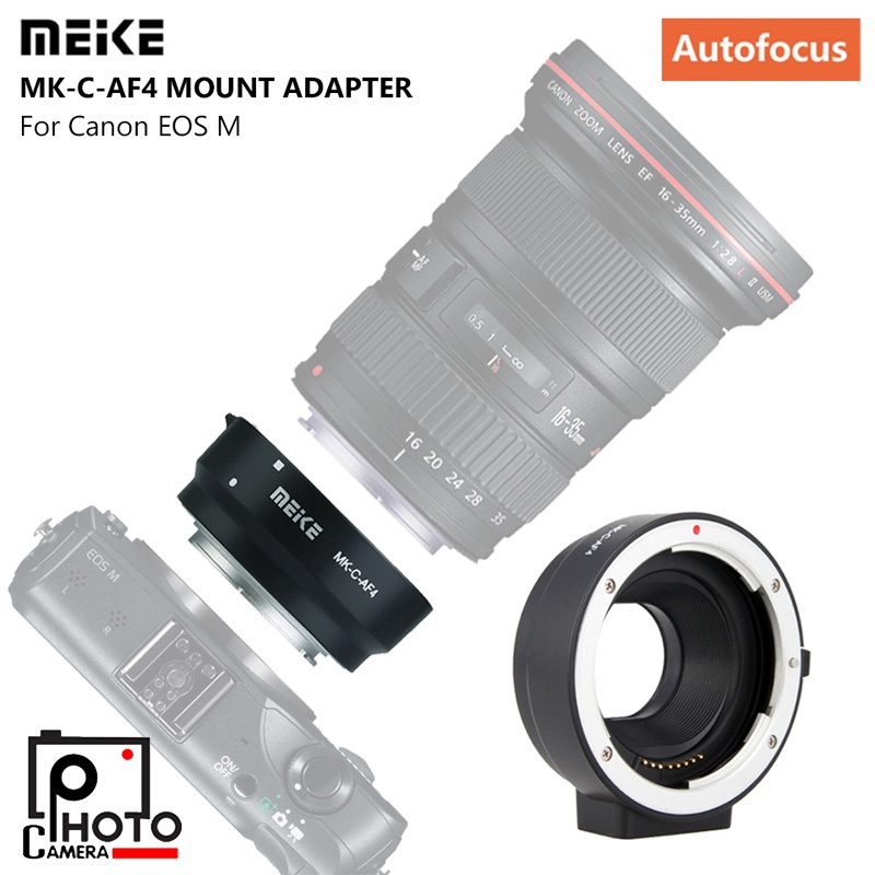 MEIKE Adapter Ring MK-C-AF4 Auto Focus for Canon EOS-M อะแดปเตอร์แปลงเลนส์
