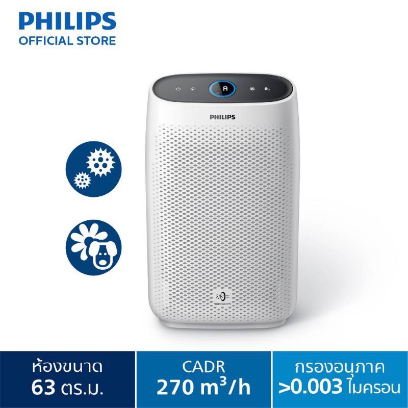 PHILIPS Air Purifier เครื่องฟอกอากาศ รุ่น AC1215 ประกันศูนย์ 2 ปี ...