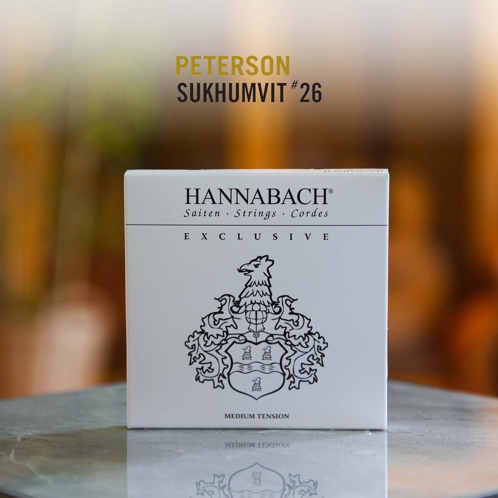 Hannabach EXCLMT, Exclusive SET Medium Tension (New Stock) สายกีตาร์คลาสสิกนำเข้าจากเยอรมันของแท้ 100%