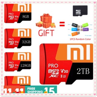 การ์ดหน่วยความจํา 2TB Xiaomi mi Sd ความเร็วสูง GIFT Micro Sd Class10 การ์ด TF 8GB 32GB 128GB 512GB 1TB