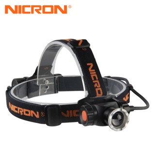 Nicron ไฟฉาย LED 9W H30 IPX8 900LM สว่างมาก พกพาง่าย กันน้ํา ชาร์จ USB H30