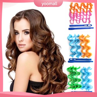 ☃YOML☃12Pcs Mini Women Magic Hair Curlers Rollers DIY Wavy No Heat Hairstyling Tools