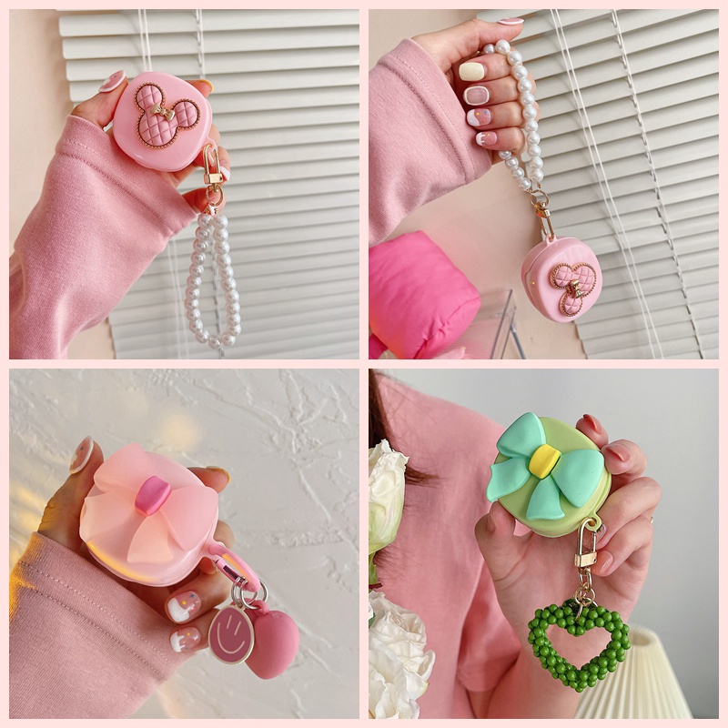 เคสซิลิโคน TPU ลายการ์ตูนน่ารัก พร้อมพวงกุญแจ สําหรับ Baseus WM01 wm02 Baseus wm02