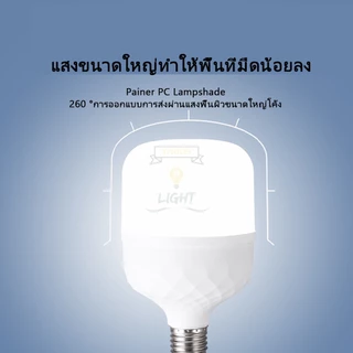 หลอดไฟตุ้ม LED BULB ใช้งานร่วมกับ ขั้ว E27 หลอดสว่างมากกกก LED Bulbซุปเปอร์สว่าง