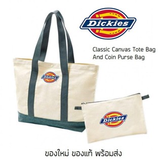 กระเป๋าผ้าสะพายข้างและ ถุงผ้า Dickies - Classic Canvas Bag and Coin bag รุ่นพิเศษจากญี่ปุ่น ของใหม่ ของแท้ พร้อมส่ง