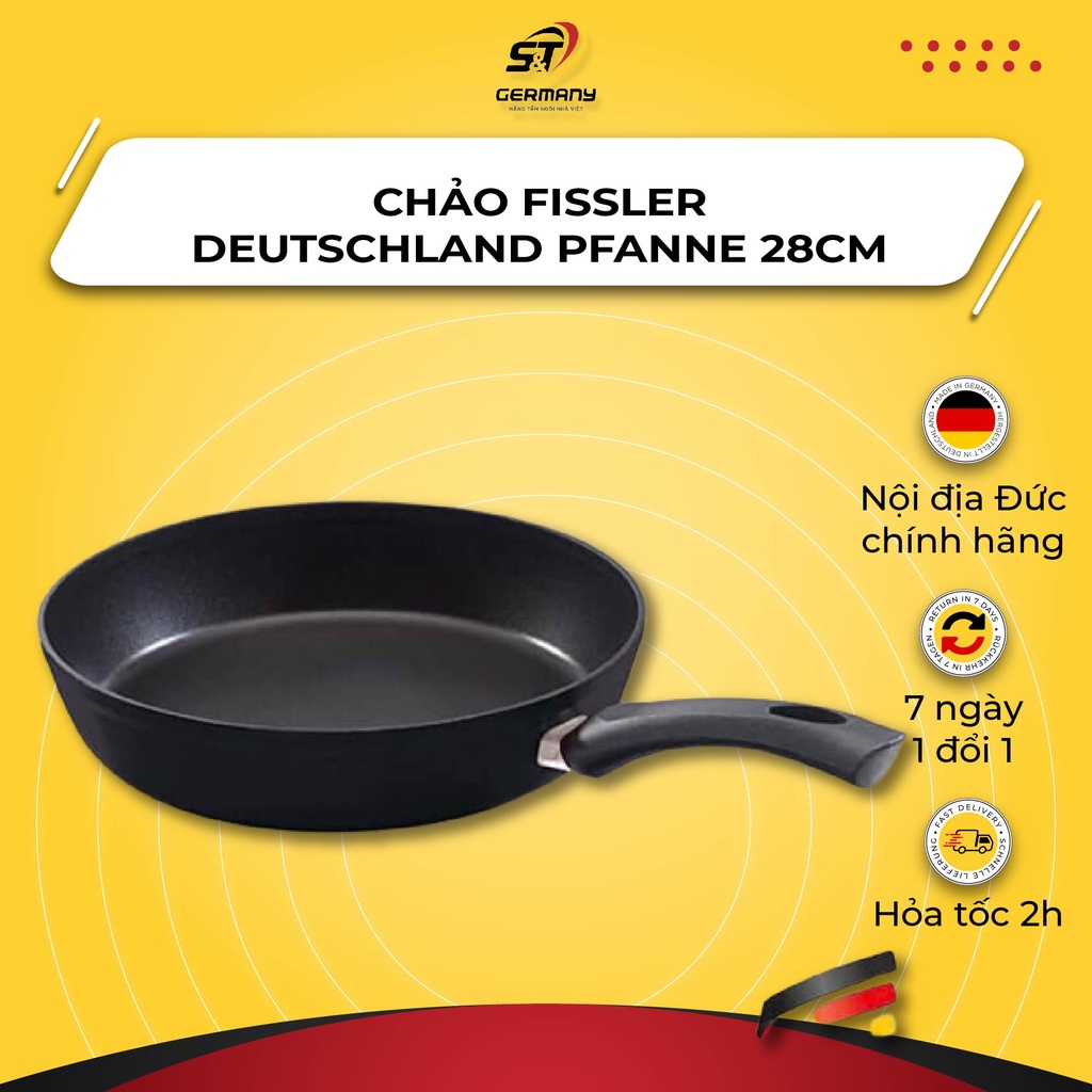 Fissler Deutschland Pfanne 28 ซม.ท ้ องถิ ่ นเยอรมัน Non-Stick Pan Protectal Plus GeramnySnT 90120