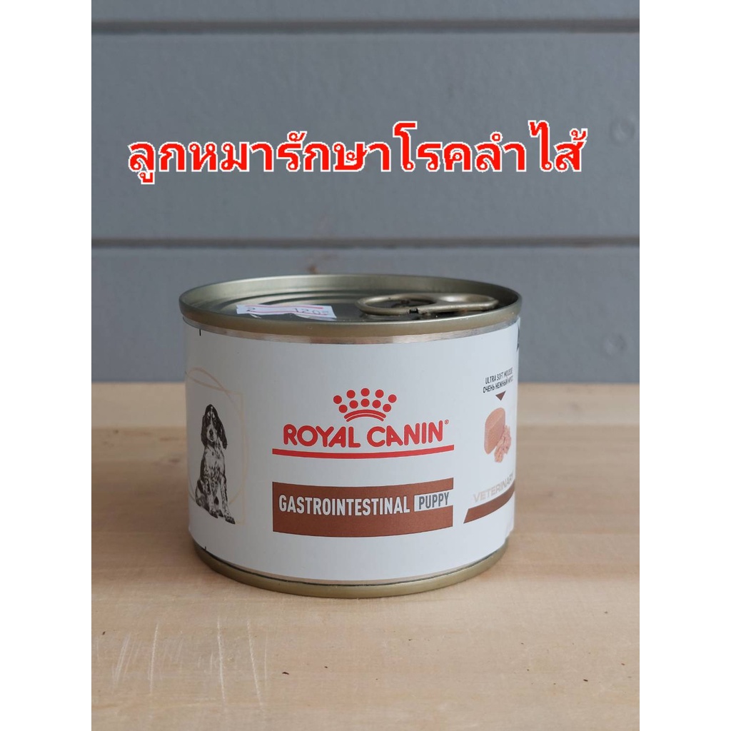 royal canin gastrointestinal ลูกสุนัขท้องเสีย แบบกระป๋อง 195g20/02/28