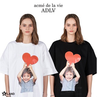 ADLV ( acmé de la vie) BABY FACE HEART BOY SHORT SLEEVE T-SHIRT (ADL22TS0029U)