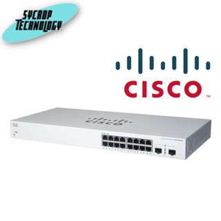 CBS220-16T-2G-EU Switch Cisco Business 220 Series 16G/2SFP ประกันศุนย์ เช็คสินค้าก่อนสั่งซื้อ