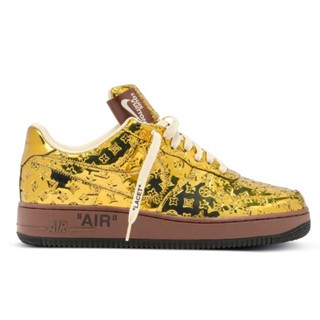 Nike Air Force 1 X Louis Vuitton Low By Virgil Abloh (METALLIC/GOLD)