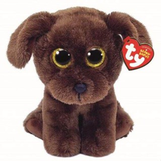 TY ตุ๊กตา ทีวาย NUZZEL-lab brown reg