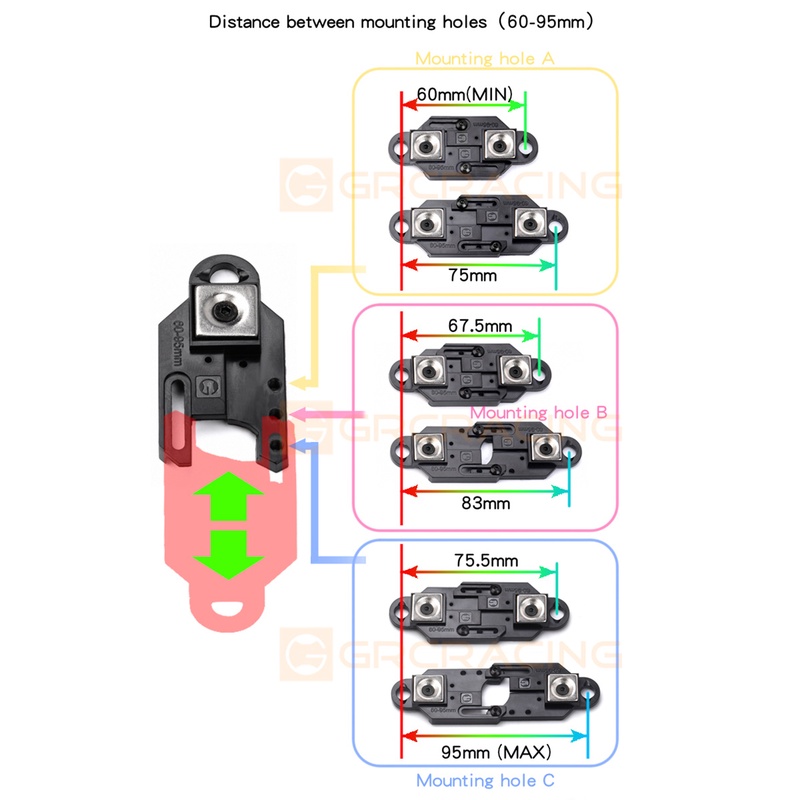 แม่เหล็กที่มองไม่เห็นรถ Body Shell คอลัมน์โพสต์ Mount สําหรับ 1/10 Trxs Trx4 Trx6 G63 Scx10 Rc รถบรร