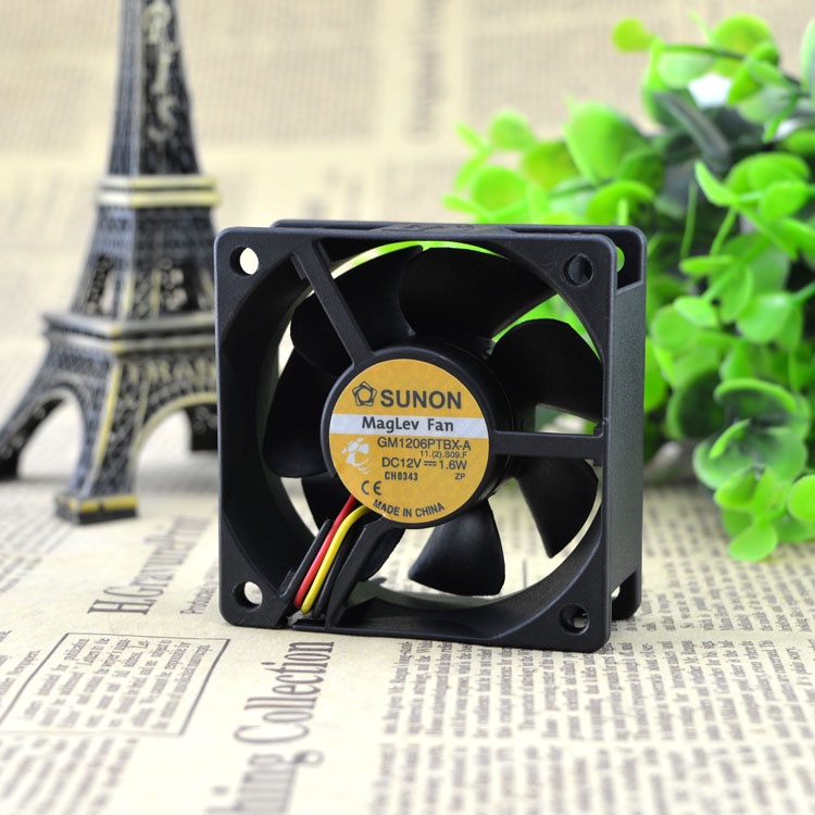 HY GM1206PTBX-A 12V1.6W 6CM 6025 CASE COOLING FAN