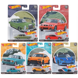 Hotwheels AutoStrasse ครบชุด5คัน แพ็คPremium ล้องยาง ลิขสิทธิ์แท้100% โมเดลรถ Hot wheels