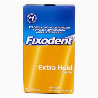 Fixodent extra hold กาวติดฟันปลอม ทัตแพทย์แนะนำอันดับ 1 ของอ…