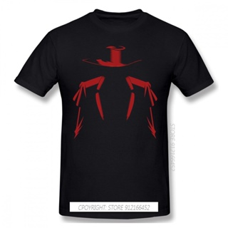 เสื้อวินเทจผญ Alucard สุดยอดผู้ชายเสื้อยืดเฮลซิงมังงะอับราฮัมแวนเฮลซิงอะนิเมะ 100% ผ้าฝ้ายเสื้อยืดไอเดียของขวัญ