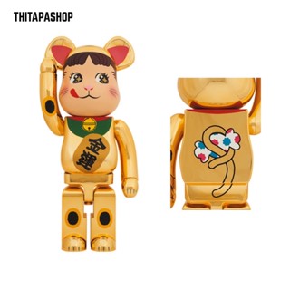 BEARBRICK MANEKI NEKO PEKO CHANGOLD PLATED