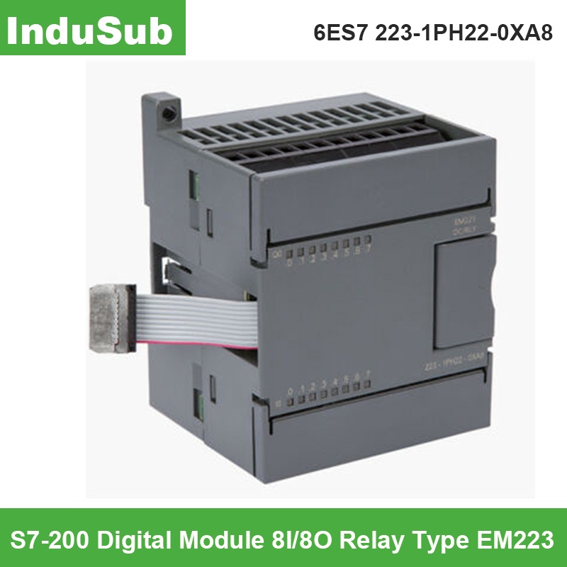 S7-200 โมดูลดิจิตอล 8I/8O รีเลย์ประเภท EM223 6ES7 223-1PH22-0XA8 โมดูลขยาย