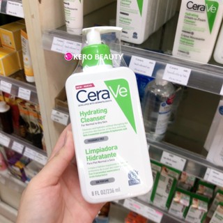 💦💚CERAVE Hydrating Cleanser ขนาด 236 ml.💚💦 ผลิตภัณฑ์ทำความสะอาดผิวหน้าและผิวกาย