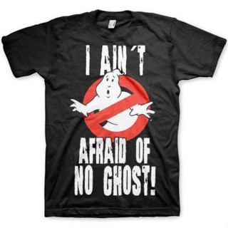 เสื้อยืดผ้าฝ้ายพิมพ์ลาย Yuanl5 [พร้อมส่ง] เสื้อยืดผ้าฝ้าย 100% พิมพ์ลาย Ghostbusters Distressed Slogan โอเวอร์ไซซ์ โอเวอ