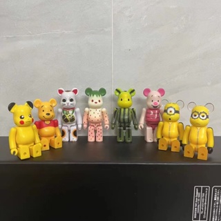 Bearbrick ของเล่นตุ๊กตาหมีตุ๊กตาหนูและหนู 100% ขนาดเล็ก 7 ซม.