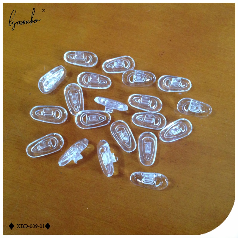 10 คู่ ซิลิโคนใส ถุงลมนิรภัย แผ่นรองจมูก นุ่ม บนแว่นตา สบาย กันลื่น สําหรับฝังแผ่นรองจมูก