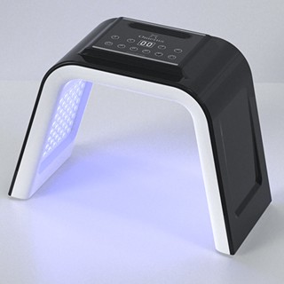 New LED Light Therapy Acne Treatment Hot Cold Nano Water Spray Skin Rejuvenation UV Sterilization Facial Skin Care Lamp