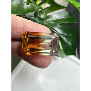 bi color citrine Hydrothermal quartz