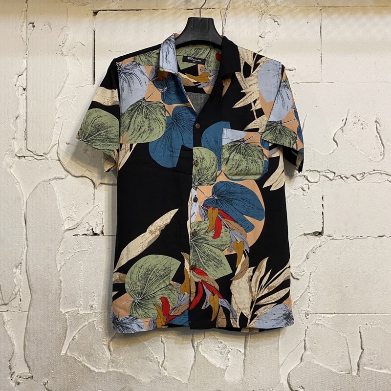 เสื้อเชิ้ตฮาวายลายสุดฮิต 9 แบบ มะพร้าว หน้าวัว M-4Xl ผ้าสปันไม่ร้อน เย็นสบาย ผ้านิ่ม ใส่ได้ทั้งชายหญิง