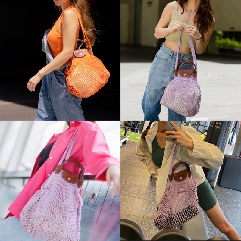 Longchamp LE PLIAGE FILET Crossbody bag XS , S ของแท้พร้อมส่ง