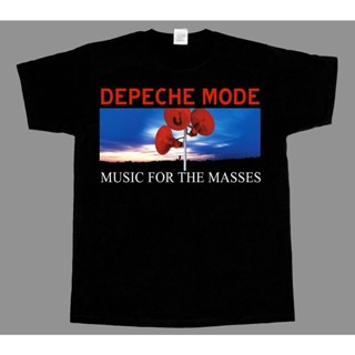 เสื้อผ้าผชเสื้อยืดแขนสั้น พิมพ์ลาย Depeche Mode Music Crowd สําหรับผู้ชายS-5XL