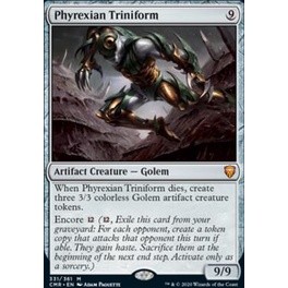 [MTG] Phyrexian Triniform [CMR] [ARTIFACT] [MYTHIC] [NORMAL] [ENG] (การ์ดเมจิค / Magic the Gathering)