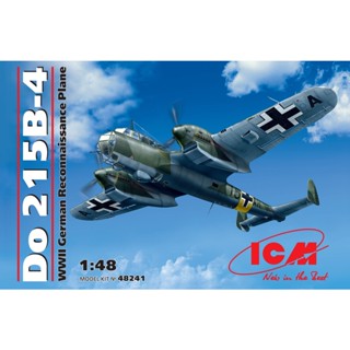 โมเดลเครื่องบิน ICM Model ขนาด 1/48 ICM-48241 Do 215 B-4, WWII German Reconnaissance Plane