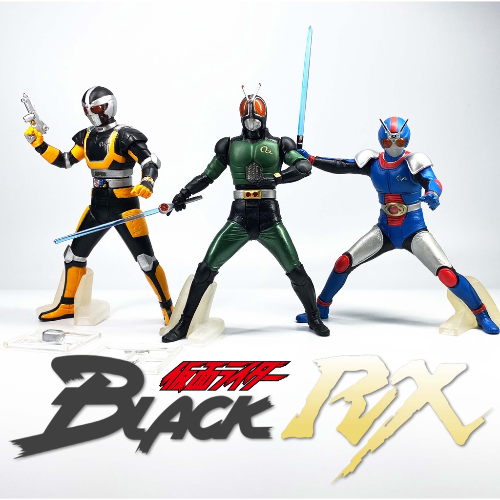 Bandai HDM Kamen Rider Black RX RX + RoboRider + BioRider คาเมนไรเดอร์ มาสค์ไรเดอร์ Masked Rider