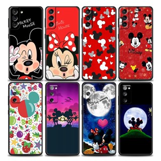 เคสโทรศัพท์มือถือ TPU ลายการ์ตูน Minnie Mickey Mouse USA สําหรับ Samsung S22 S8 S9 S10 Lite S10e S21 S20 FE Plus Ultra 4G 5G