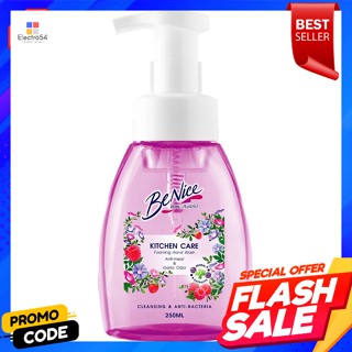 บีไนซ์ โฟมล้างมือ สูตรคิทเช่น แคร์ 250 มล.Be Nice Foaming Hand Wash Kitchen Care Formula 250 ml.