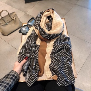 ราคาผ้าคลุมไหล่ ผ้าพันคอ scarf shawl สไตล์เกาหลี กันแดด กันลมG21-40