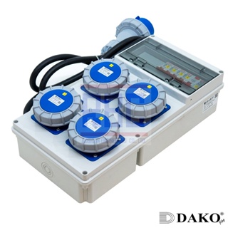 "DAKO PLUG" A10MB06-4 กล่องปลั๊กกระจายไฟ 2P+E 32A 230V IP55 (ชุดปลั๊ก IP67) (*ยกเลิกการผลิต ใช้รุ่นใหม่ทดแทนเป็น A10M...