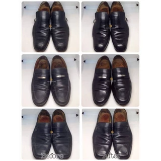 BUFALO Shoe Polish บัฟฟาโล่ ขี้ผึ้งขัดเงารองเท้าหนัง (สีดำ) 75 มล.