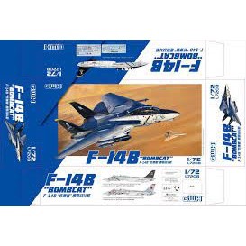 โมเดลเครื่องบิน Great Wall Hobby ขนาด 1/72 L7208 F-14B Bombcat