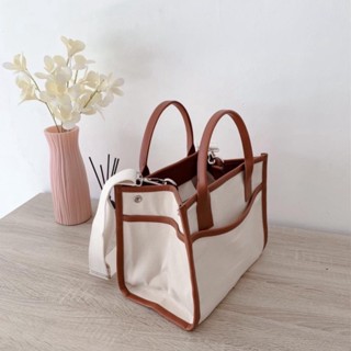 Terracottas BERLYN BAG IVORY TAN/ กระเป๋าหนังสังเคราะห์ พรีเมี่ยม สําหรับผู้หญิง