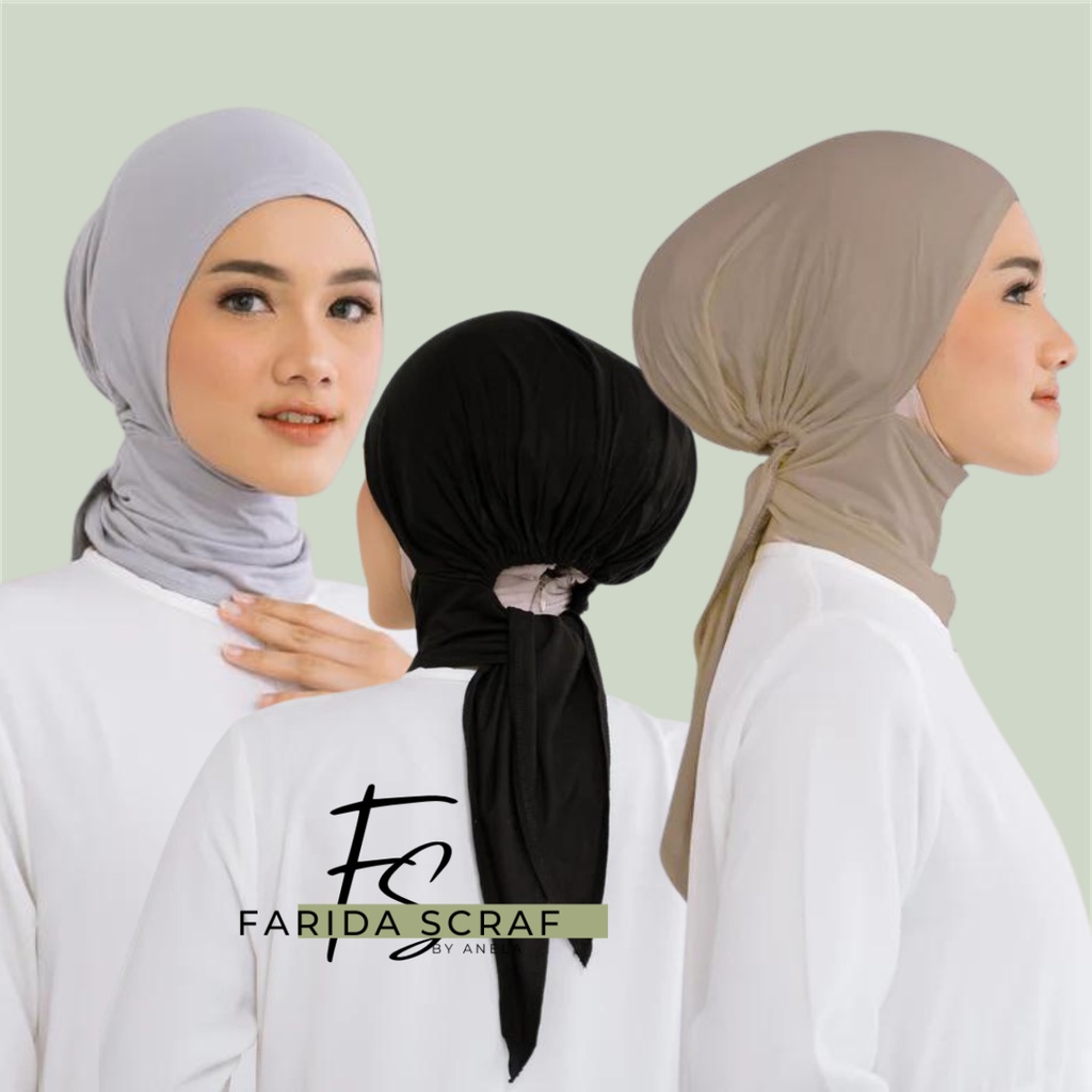 Inner Ciput Ninja Premium Tie-Dye - Anti-Dizziness Hijab Inner - คอด้านใน (คอผ้าพันคอ)