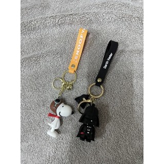 พวงกุญแจตู้คีบ snoopy &amp; darth vader #ตุ๊กตาตู้คีบ
