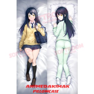 ปลอกหมอน แบบนิ่ม ลายอนิเมะ Miko Yotsuya Mieruko-Chan Dakimakura ขนาด 50x150 ซม. สําหรับตกแต่งบ้าน โซฟา เตียง DK3261