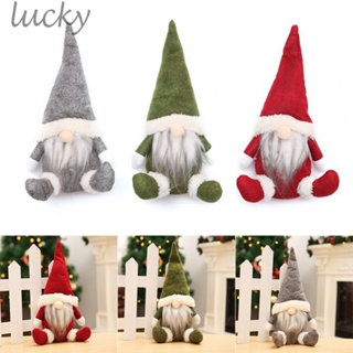 Christmas Faceless Doll Gnome Santa Plush Dolls Xmas Ornament Toy Table Decor