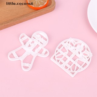 [little.coconut] แม่พิมพ์พลาสติก ลายการ์ตูนคริสต์มาส คนตัดขนมปังขิง คุกกี้ DIY 1 ชิ้น