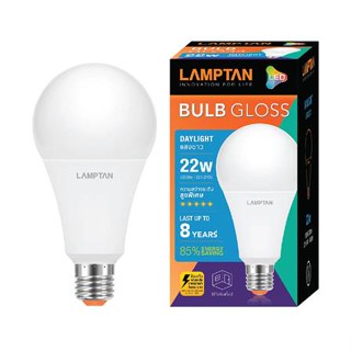 หลอด LED LAMPTAN A80 BULB GLOSS 22 วัตต์ E27 DAYLIGHT