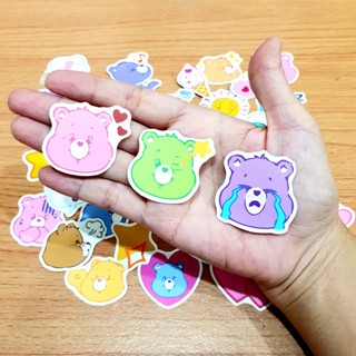 สติ๊กเกอร์ ตุ๊กตาหมี Care Bear (หัวกลมๆ) ติดแน่น กันน้ำ ติดเคสมือถือ น่ารักๆ (40 ชิ้น) sticker