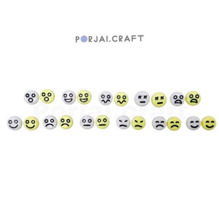 ลูกปัด Emoji beads 7mm