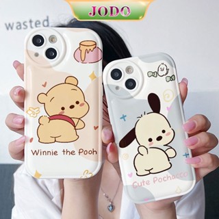 เคสโทรศัพท์ซิลิโคน TPU แบบนิ่ม ลายหมีบิด กันกระแทก สําหรับ iPhone 14 13 12 11 Promax 6 6S 7 8 Plus X XR XSMax